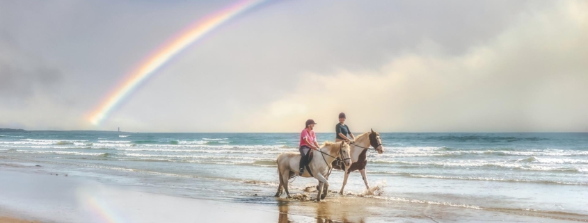 Horse-riding on Beach